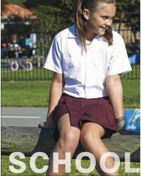 Short Sleeve School Shirt, Girls